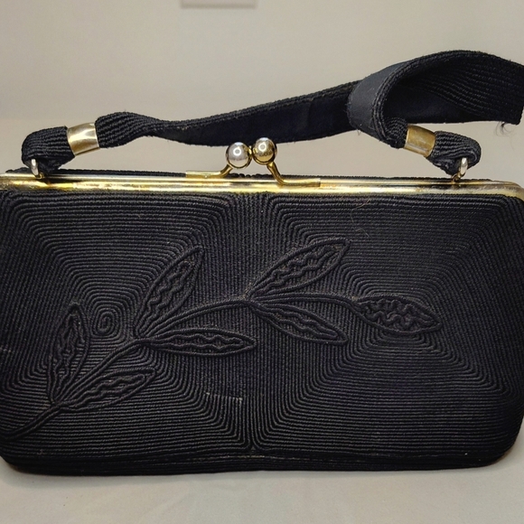 Corde Handbags - Genuine 1940's Corde' Art Deco Era Evening Purse.